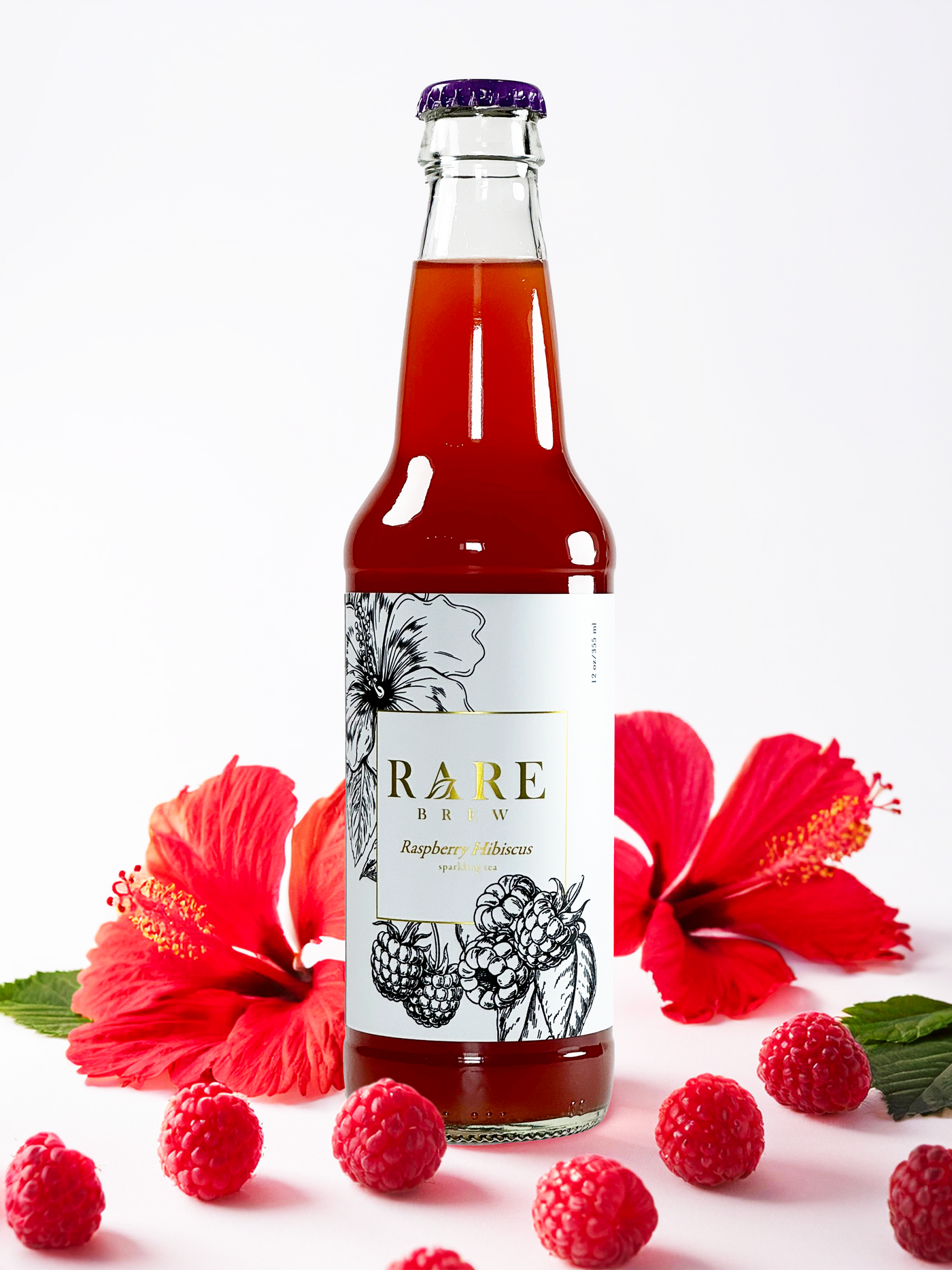 Raspberry Hibiscus - Zero Proof Sparkling Tea