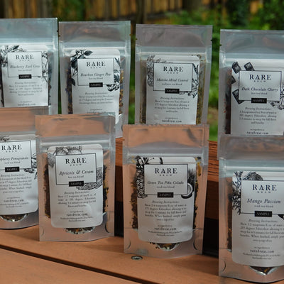 Loose Leaf Tea Express Infuser with 9 Starter Tea Samples - RareBrew
