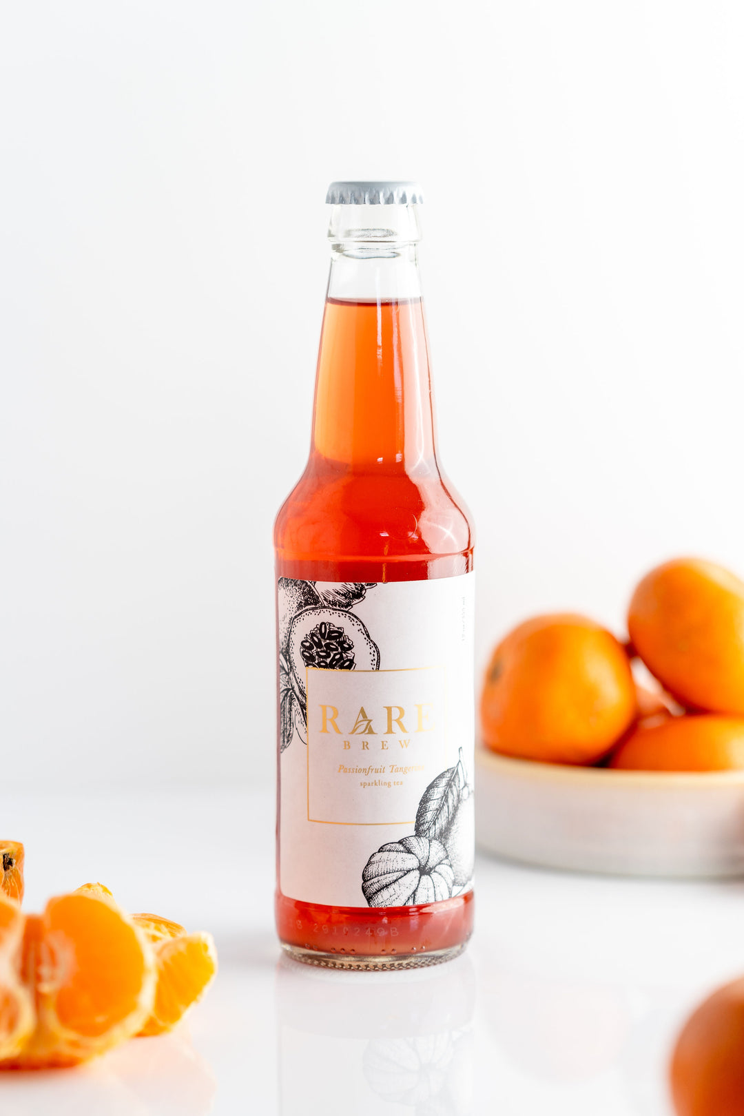 Passionfruit Tangerine - Zero Proof Sparkling Tea – RareBrew