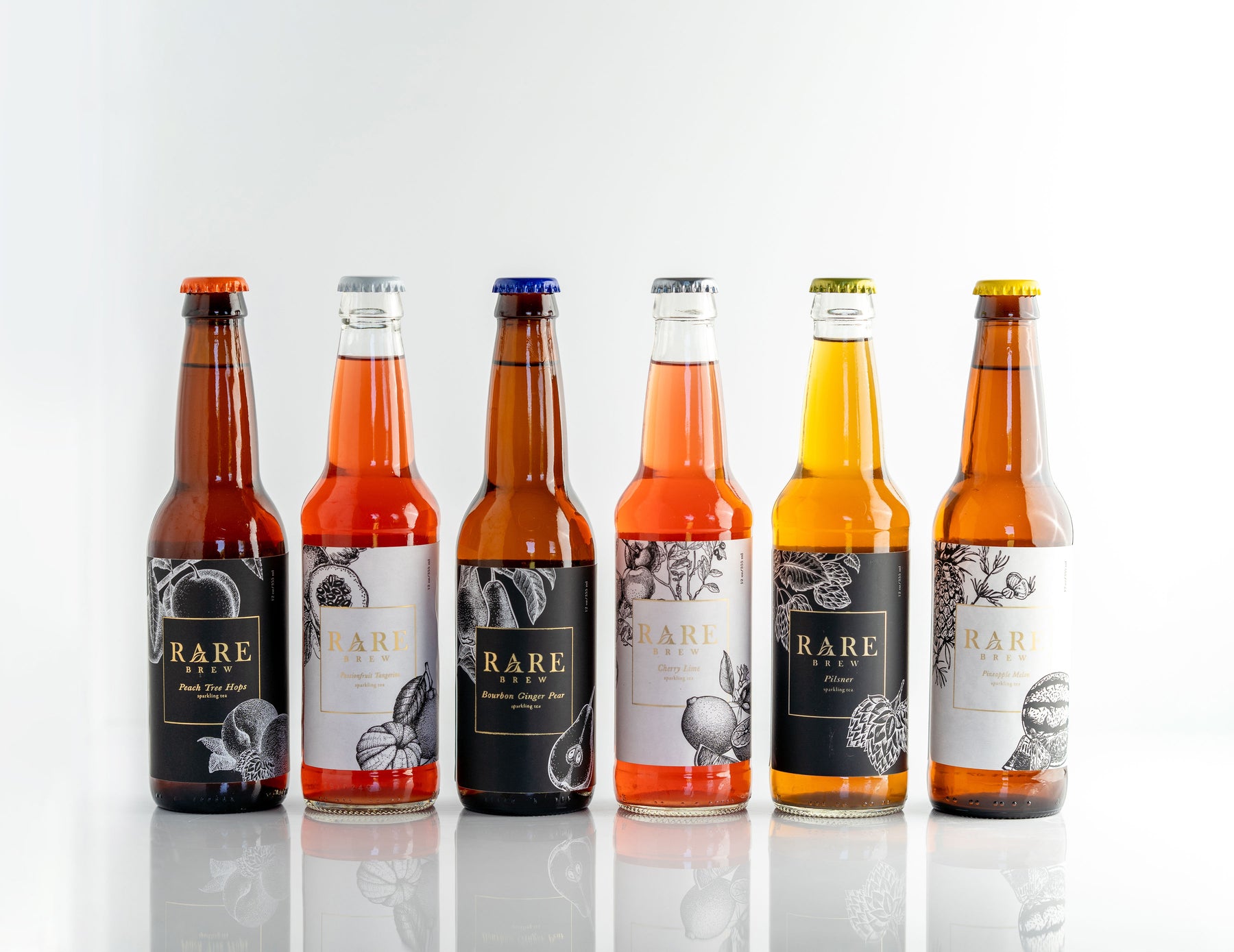 Variety Pack Zero Proof Sparkling Tea RareBrew variety-pack-zero-proof-sparkling-tea-rarebrew