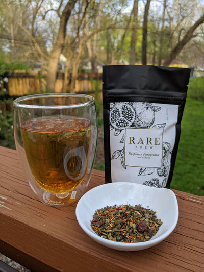 Raspberry Pomegranate Loose Leaf Tea Retail - Wholesale - RareBrew